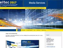 Tablet Screenshot of eltec-media.de